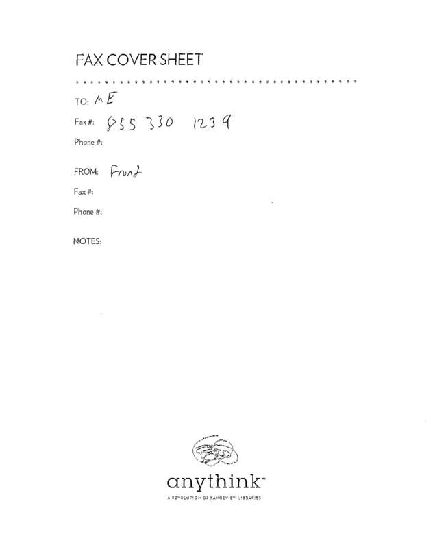 fax page