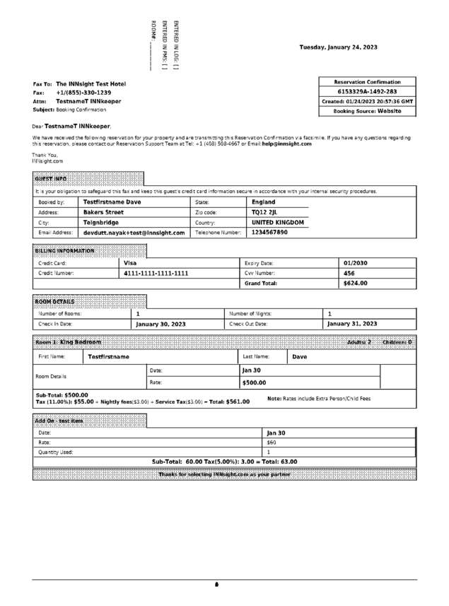 fax page
