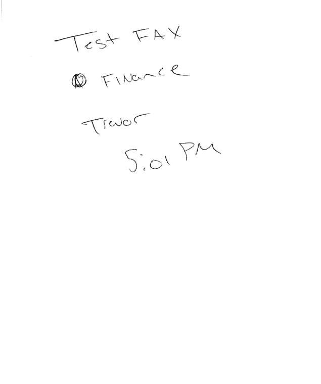 Fax page