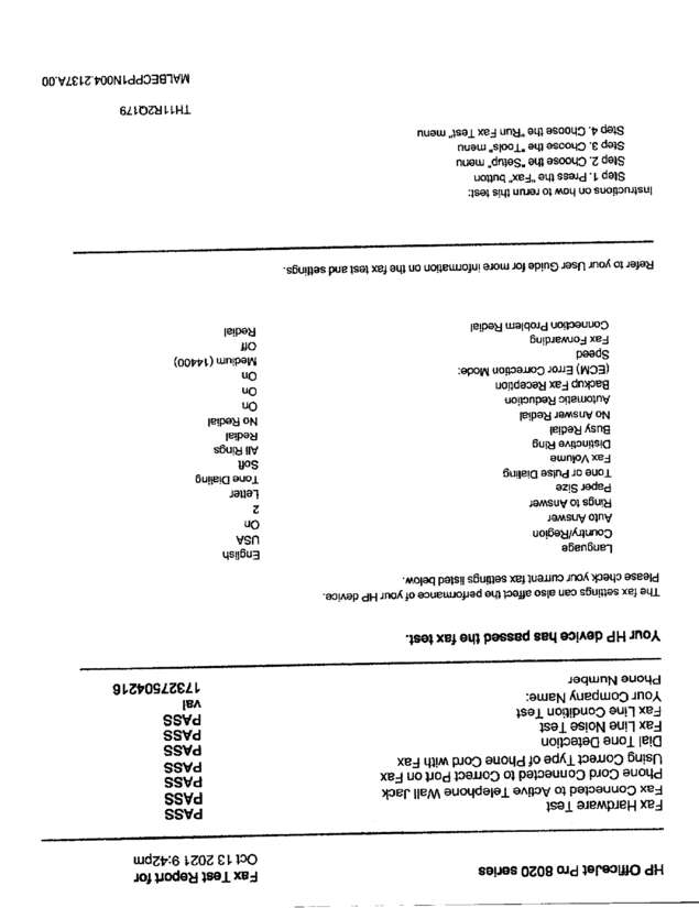 fax page