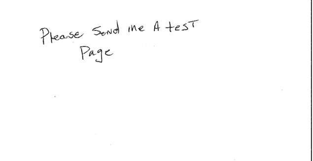 Fax page