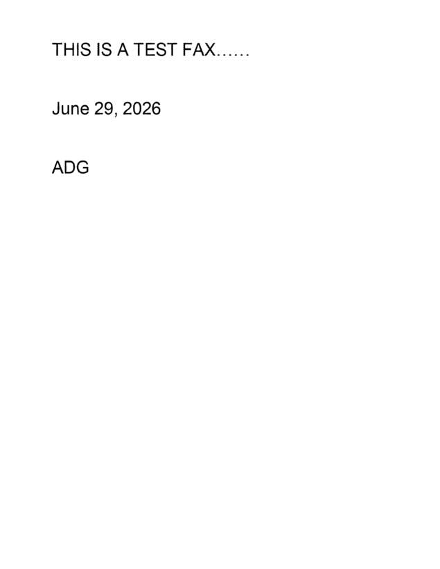fax page