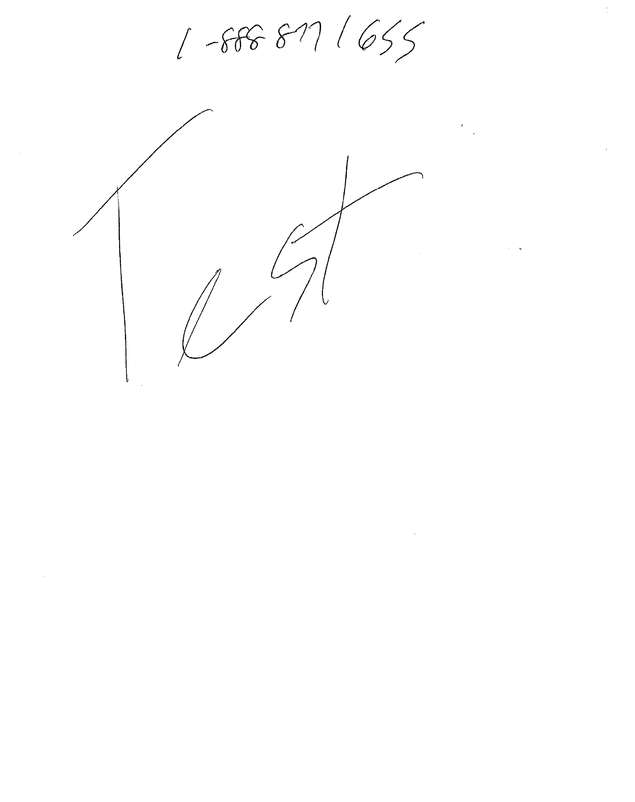 Fax page