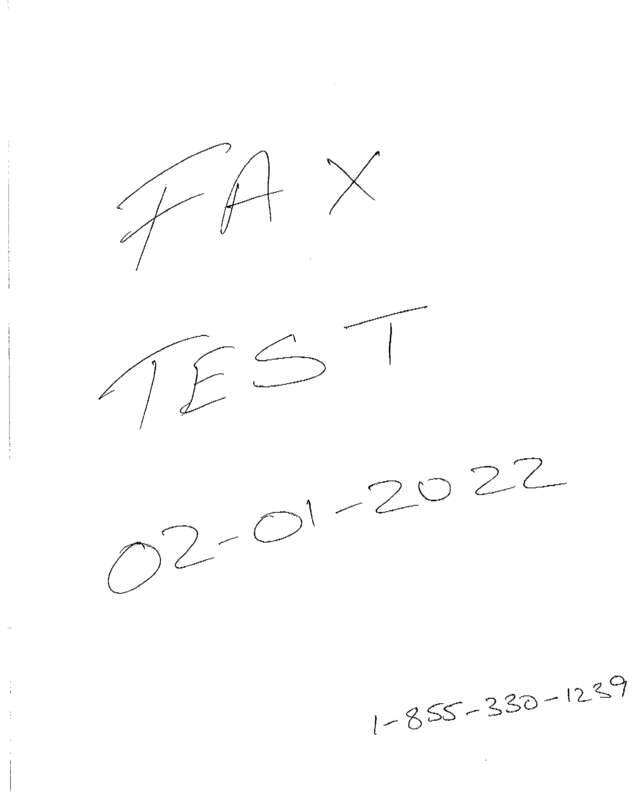 Fax page