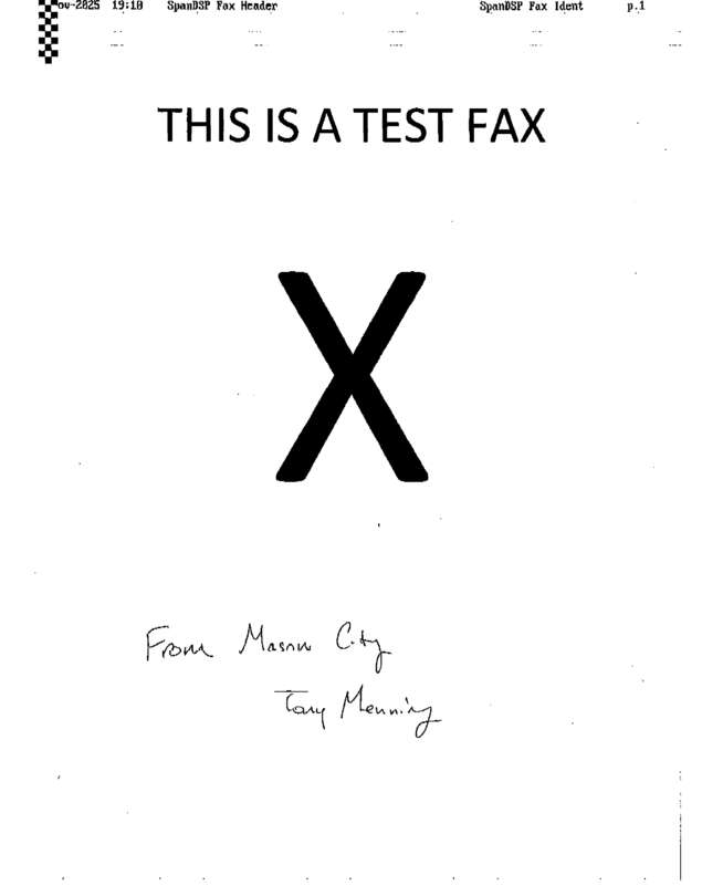 fax page