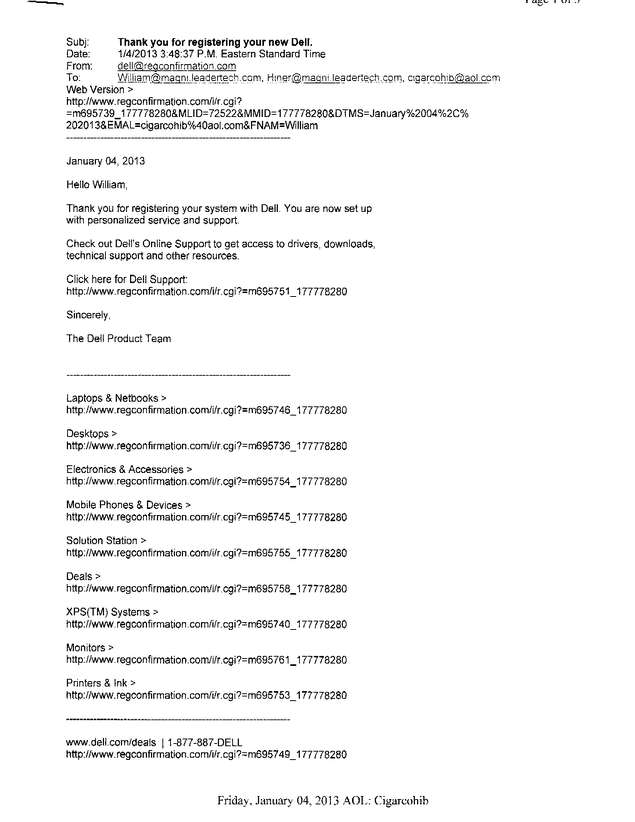 Fax page