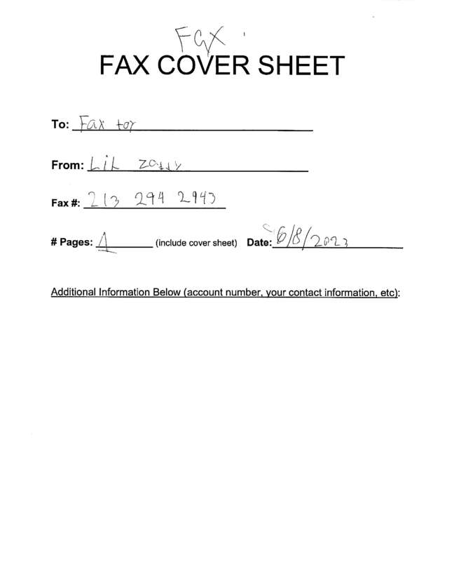 fax page