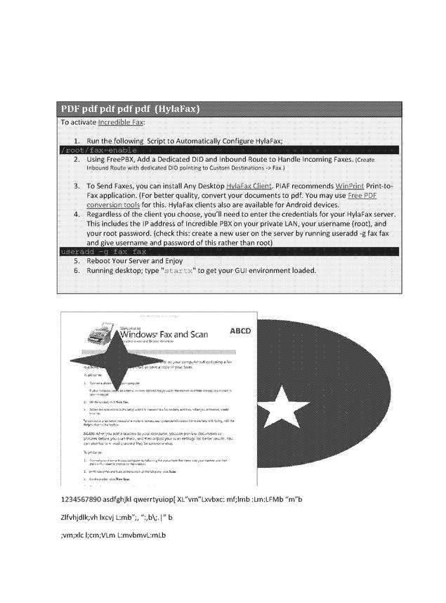 Fax page