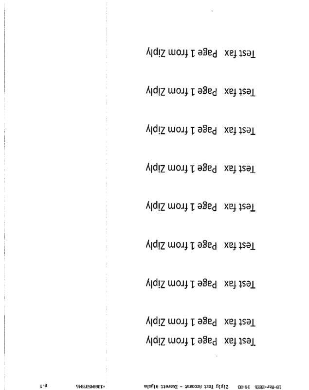 Fax page