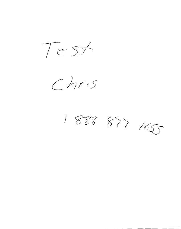 Fax page