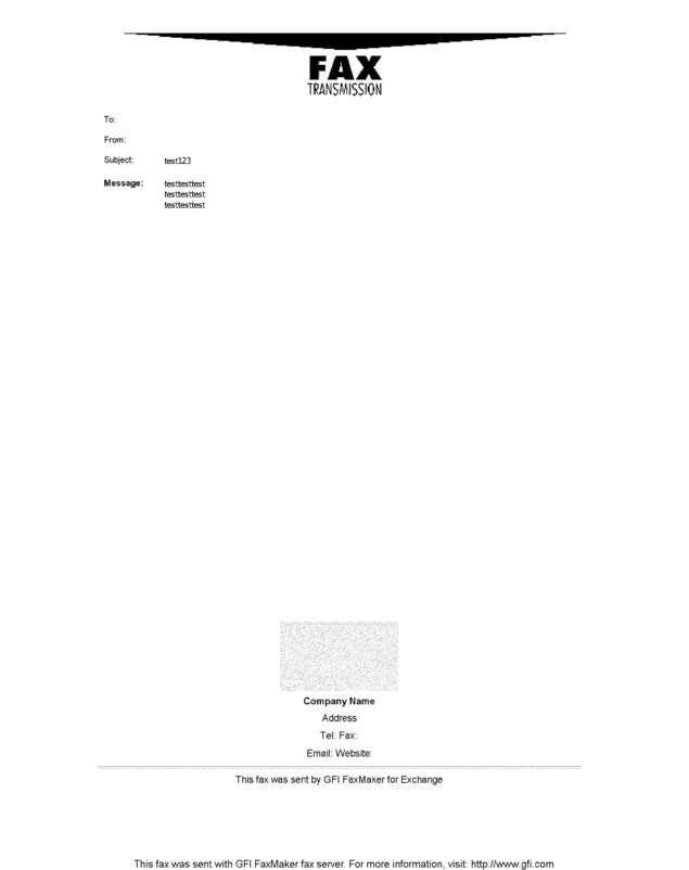 fax page