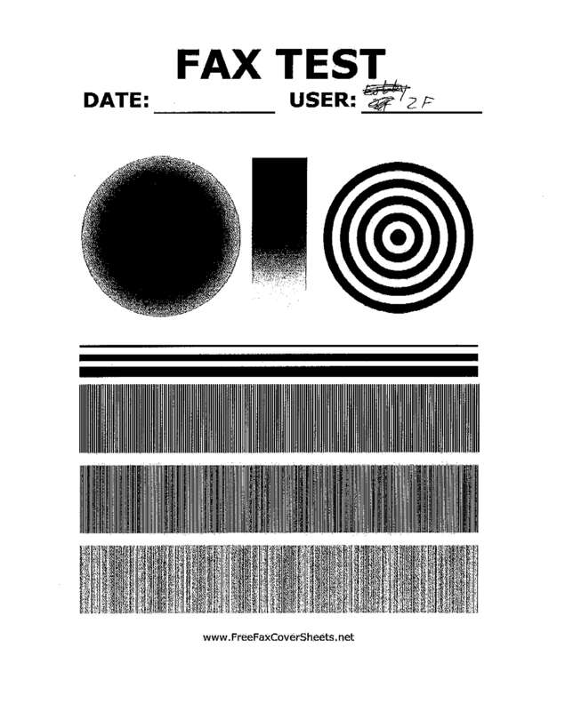 Fax page
