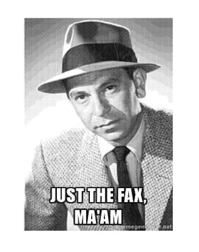 Fax page