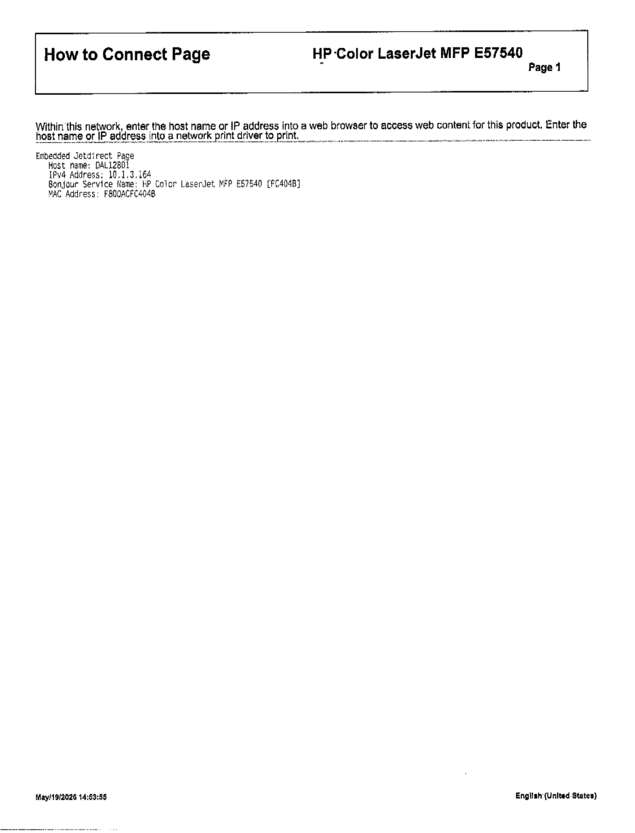fax page