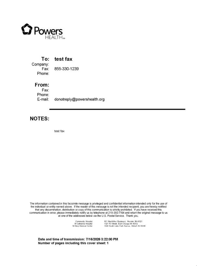 fax page
