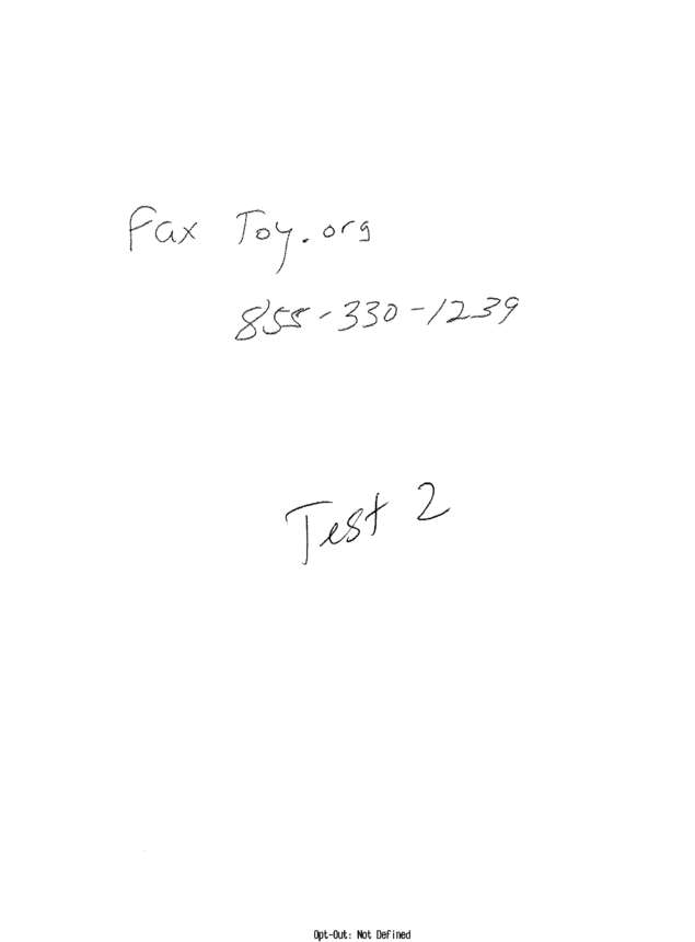 fax page