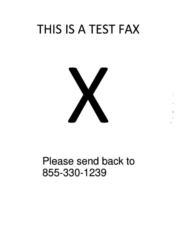 fax page