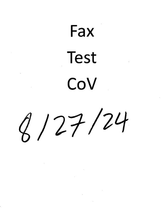 Fax page