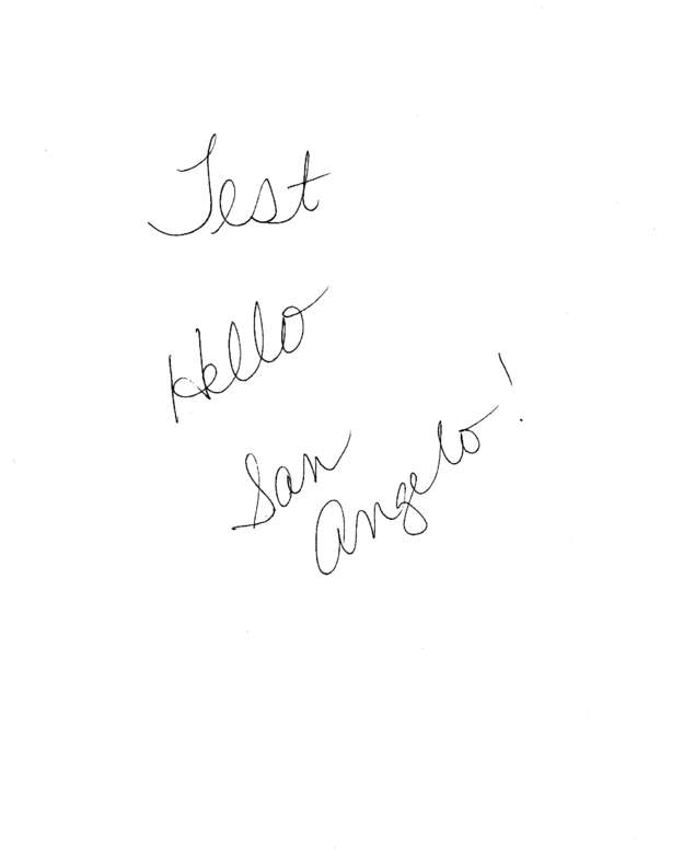 Fax page