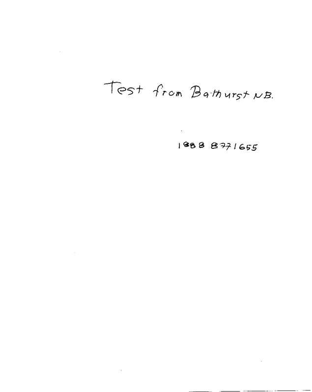 Fax page