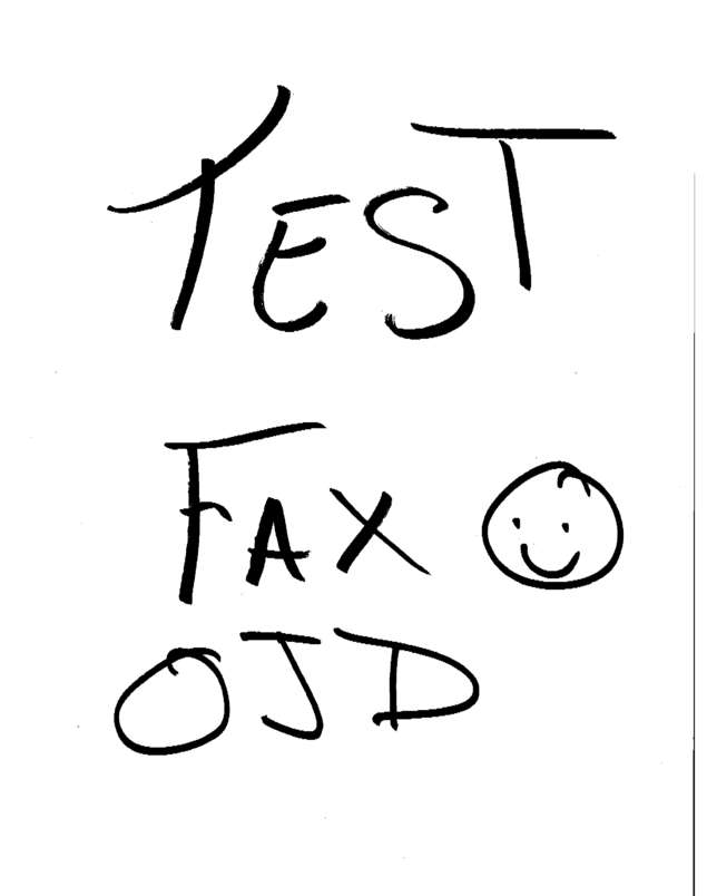 Fax page