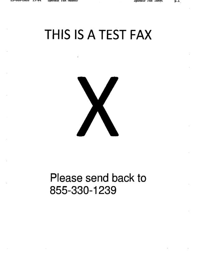 fax page