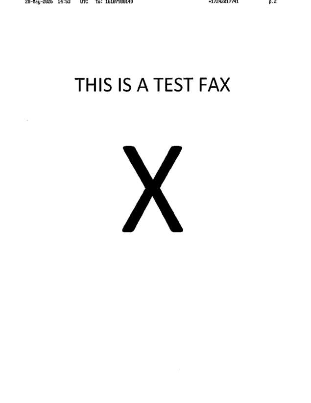 fax page