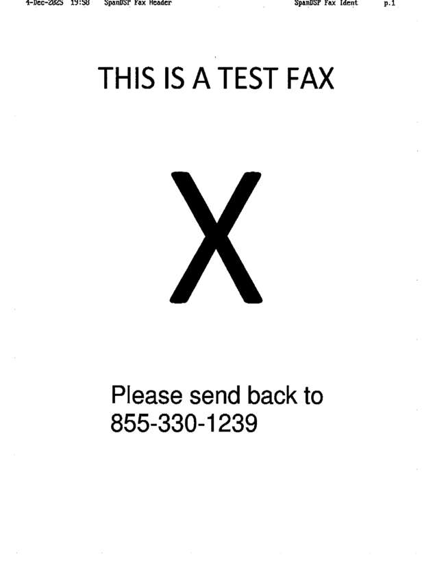 fax page