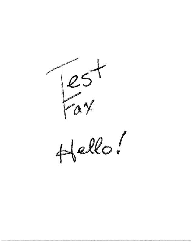fax page