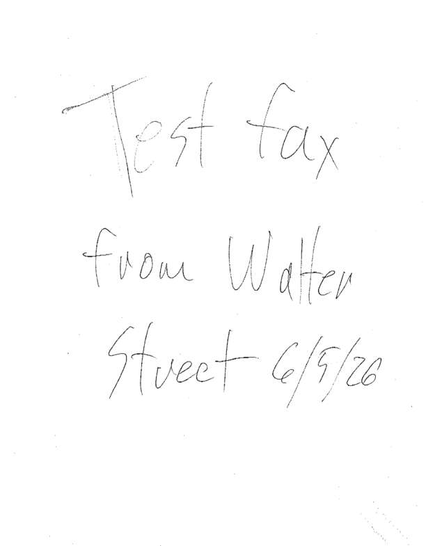 fax page
