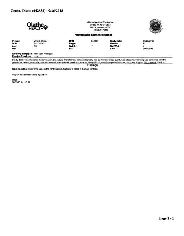 Fax page