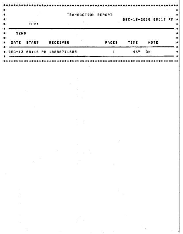 Fax page