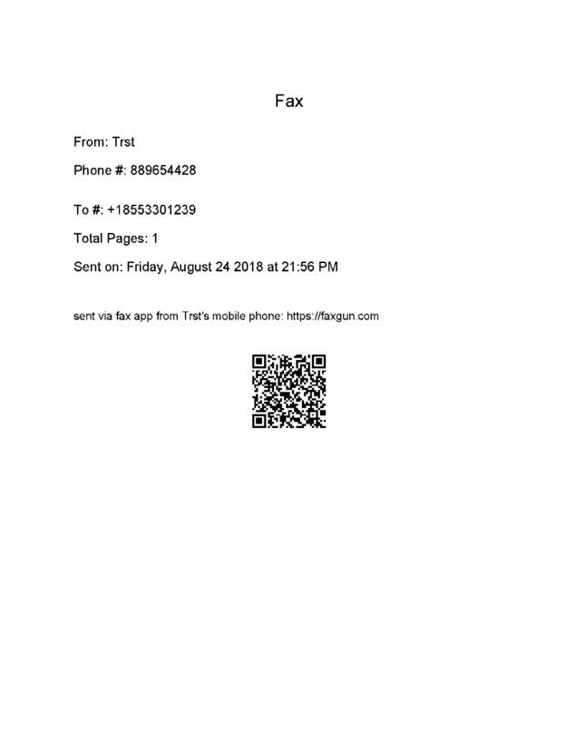 Fax page