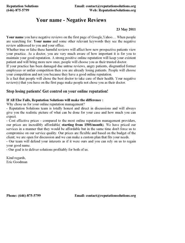 Fax page