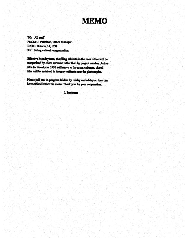 Fax page