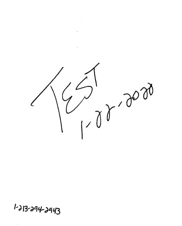 Fax page