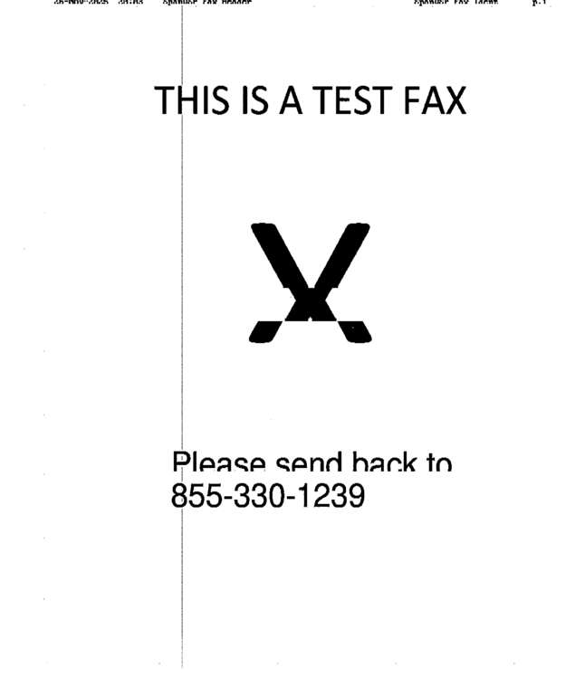 fax page