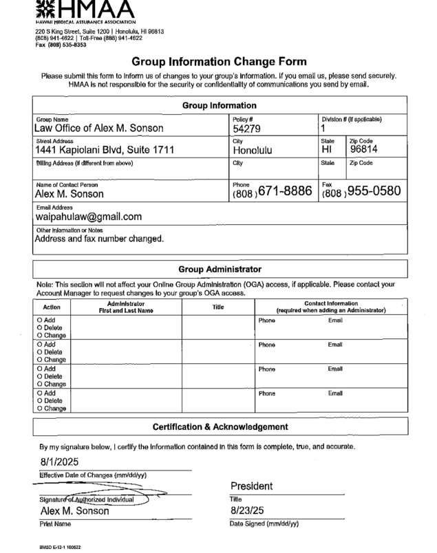 fax page