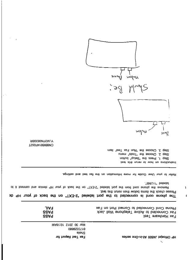 Fax page