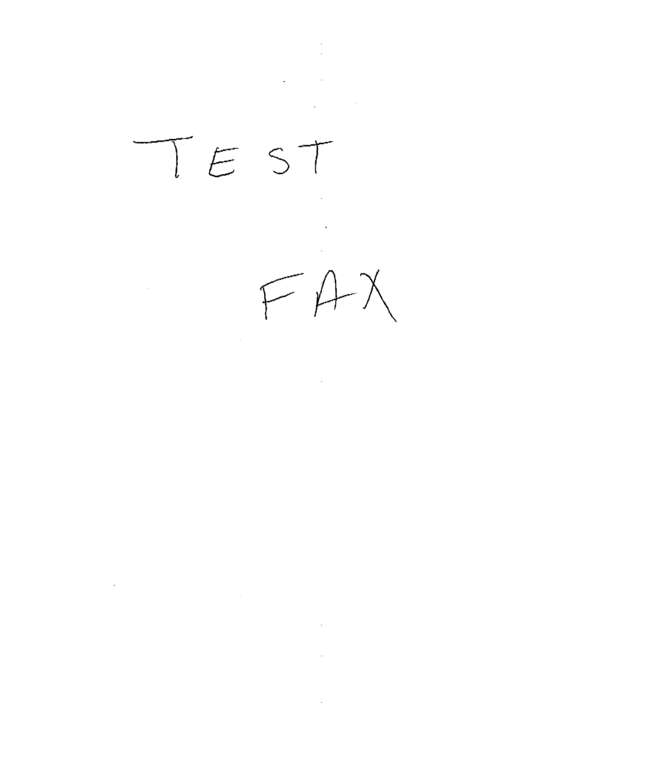 Fax page