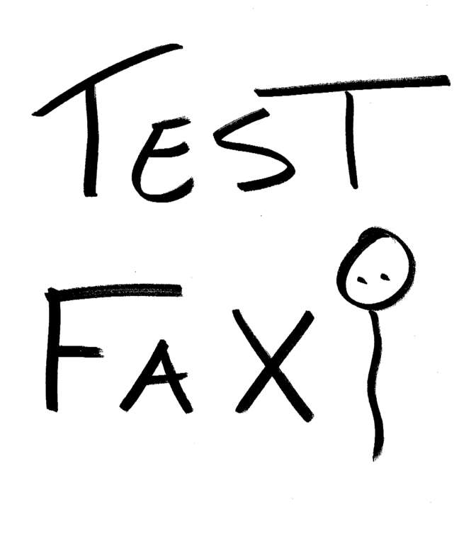 Fax page