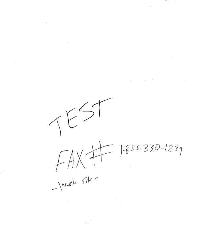 fax page