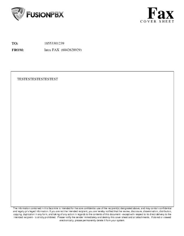 fax page