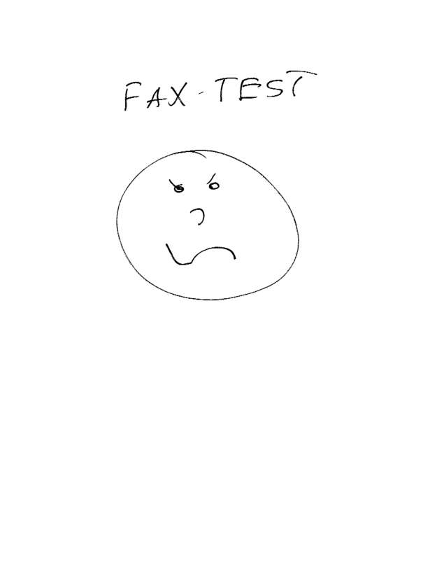 Fax page