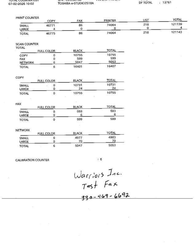 fax page