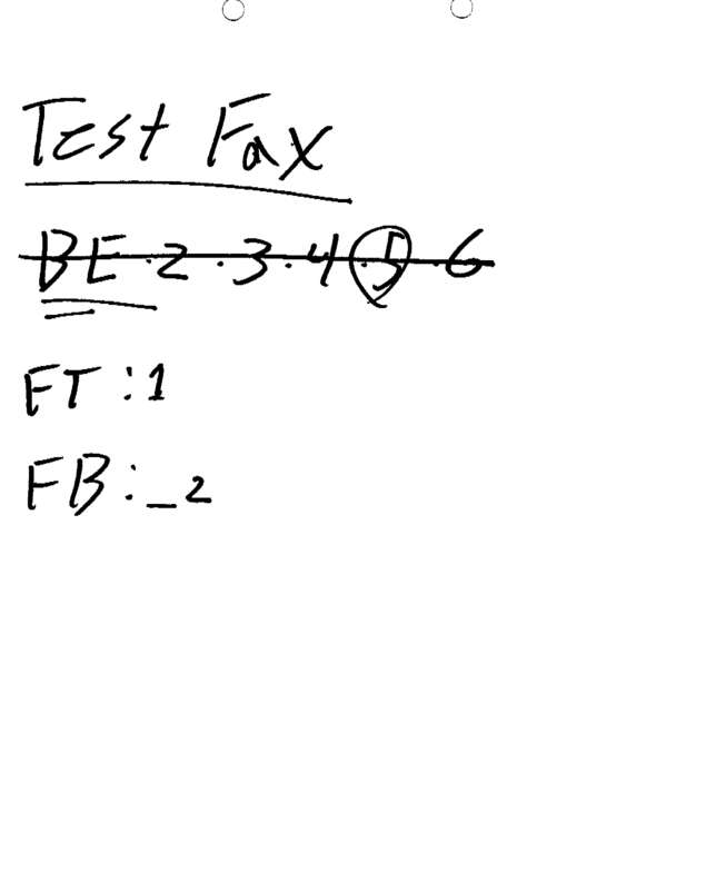 fax page