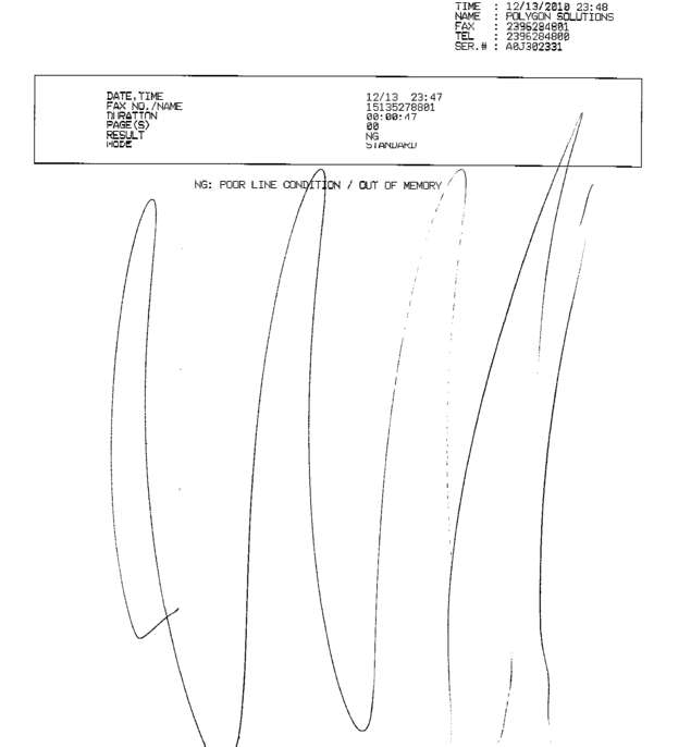 Fax page