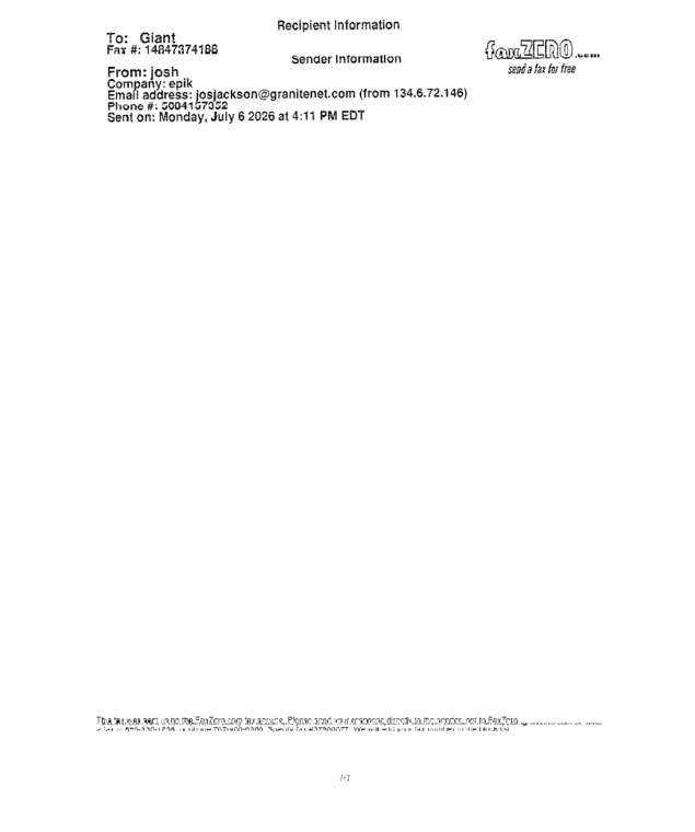 fax page