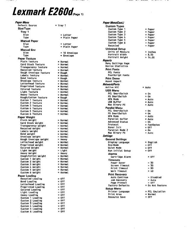 Fax page