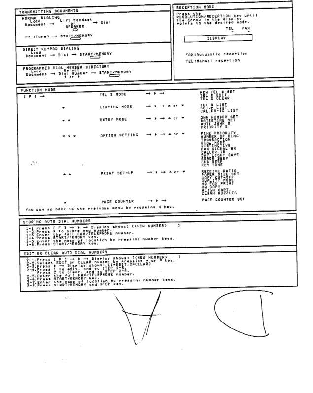 Fax page